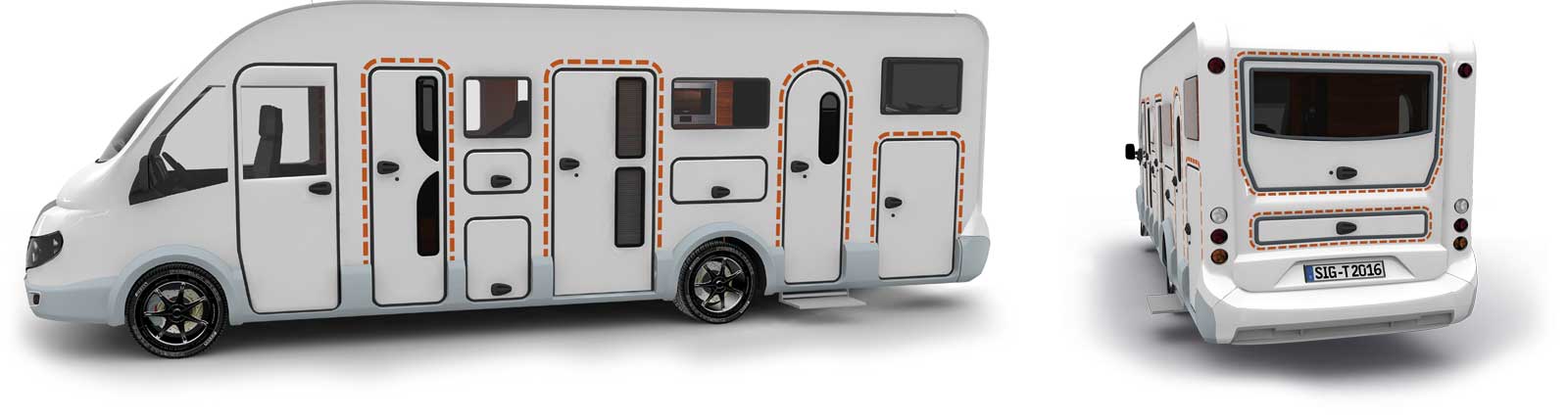Satisfied tegos customers with bwheelchair-accessible caravans and RVs